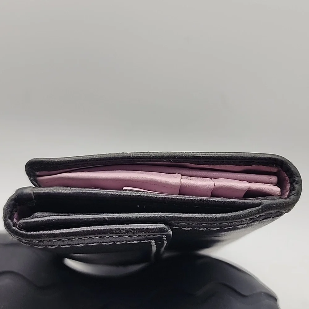 Elegant Coach Black/lavender Leather‎ Women's Bag
